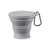 Foldable Portable Drinking Cup With Lid Bpa Free
